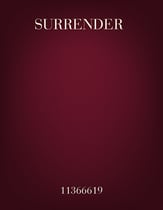 Surrender piano sheet music cover